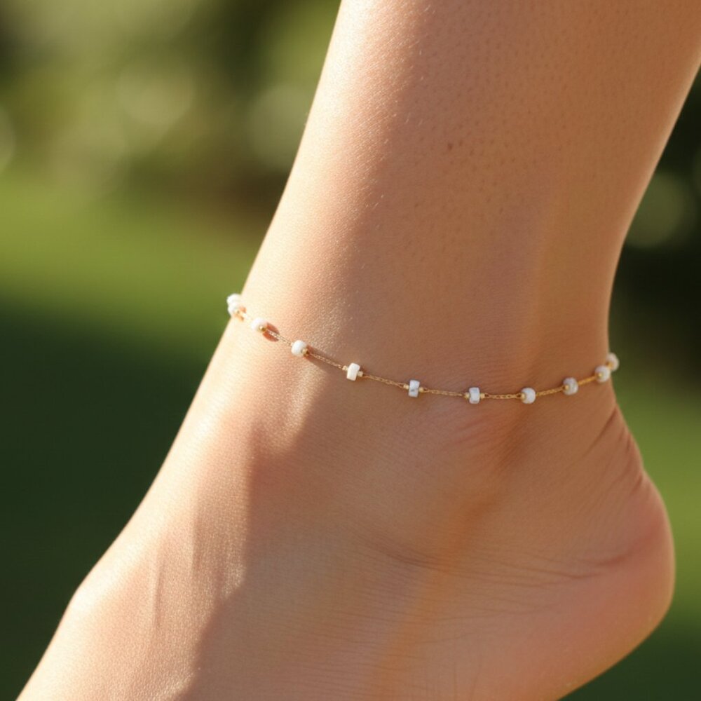 Elegant Handmade Anklet – Perfect for Women & Girls | Ideal Gift Option, DYC1559